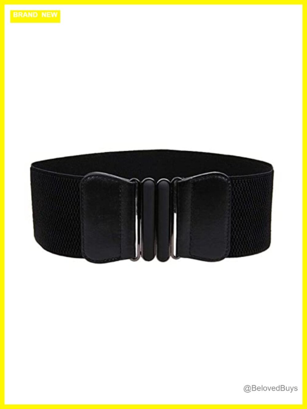 Wide Elastic Plus Size Dress Belt for Women